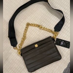 Think Royln Olive Green Downtown Crossbody bag